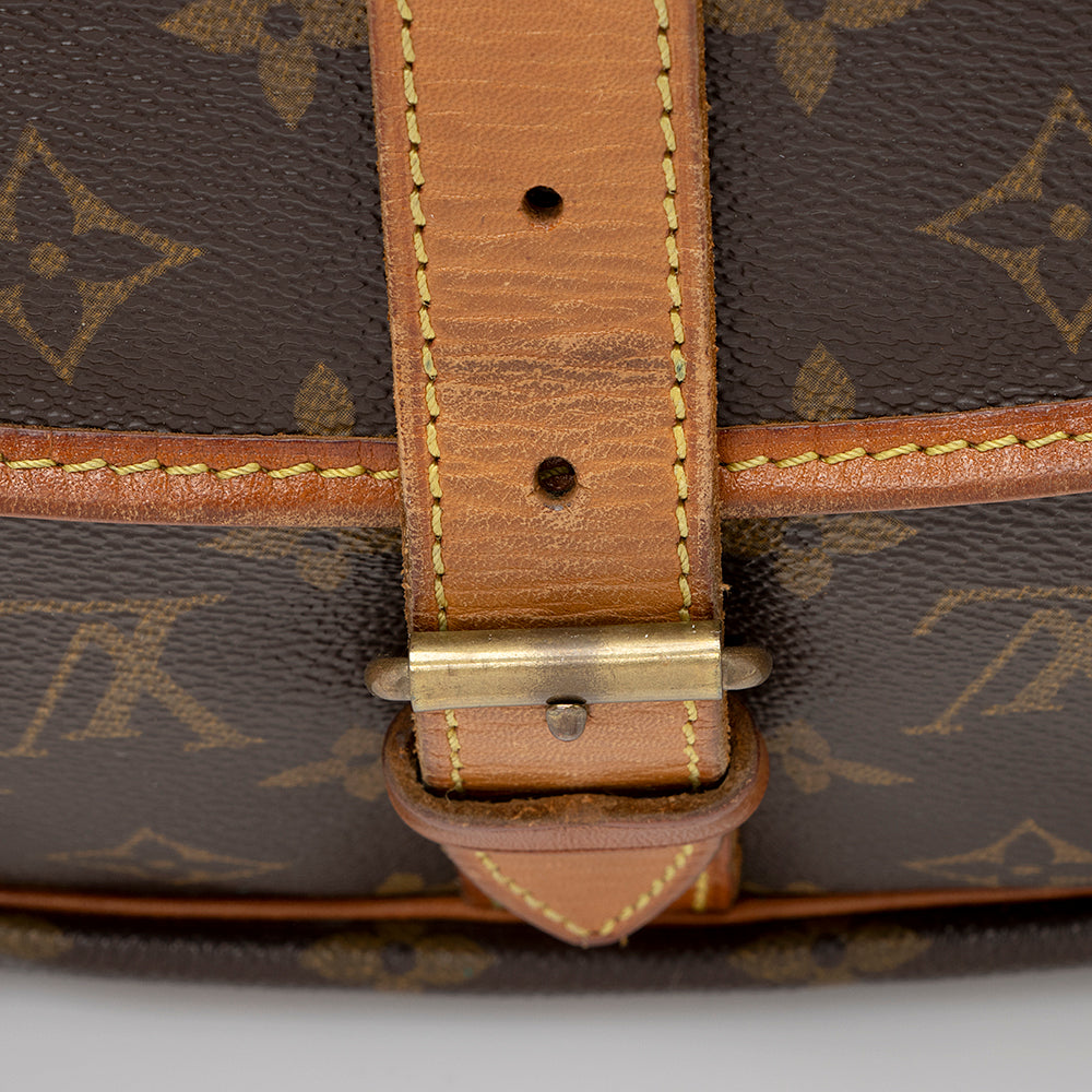 Louis Vuitton Vintage Monogram Canvas Saumur 35 Messenger Bag (SHF-21228)