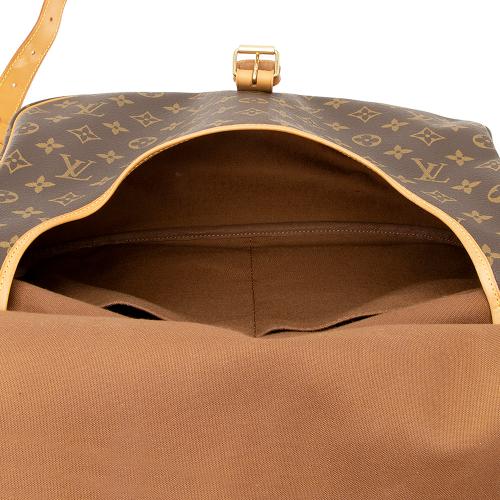 Louis Vuitton Vintage Monogram Canvas Saumur 35 Messenger Bag (SHF-sIW7oS)