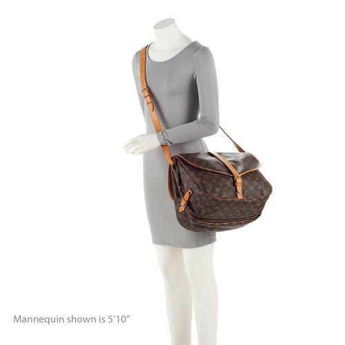 Louis Vuitton Vintage Monogram Canvas Saumur 35 Messenger Bag (SHF-sIW7oS)