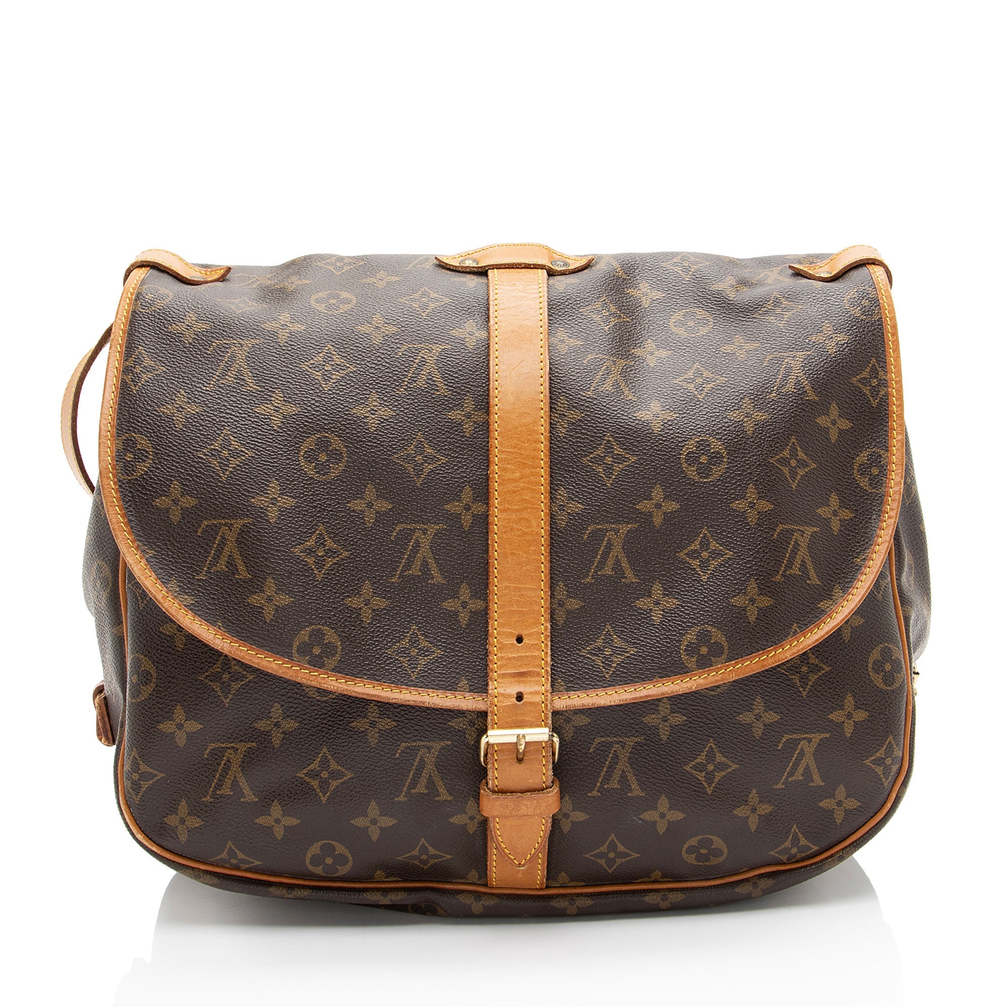 Louis Vuitton Vintage Monogram Canvas Saumur 35 Messenger