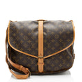 Louis Vuitton Vintage Monogram Canvas Saumur 35 Messenger