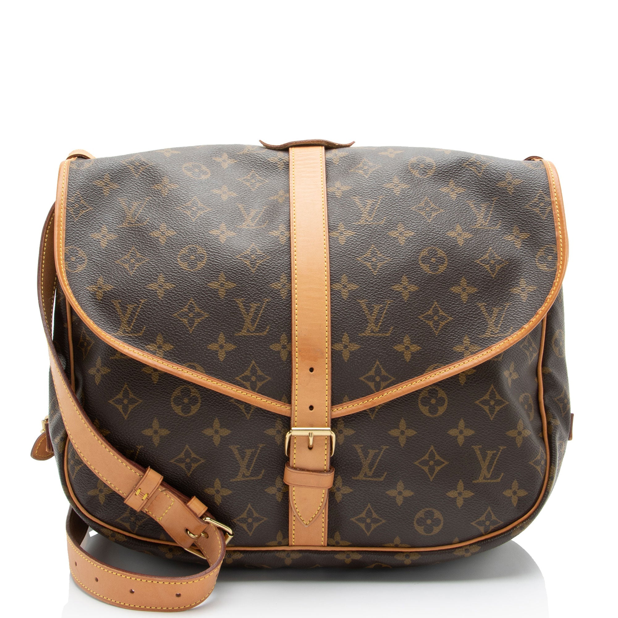 Louis Vuitton Vintage Monogram Canvas Saumur 35 Messenger