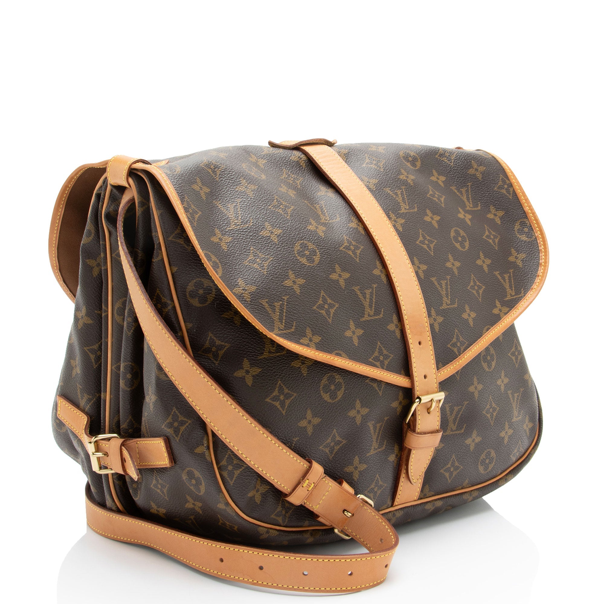 Louis Vuitton Vintage Monogram Canvas Saumur 35 Messenger