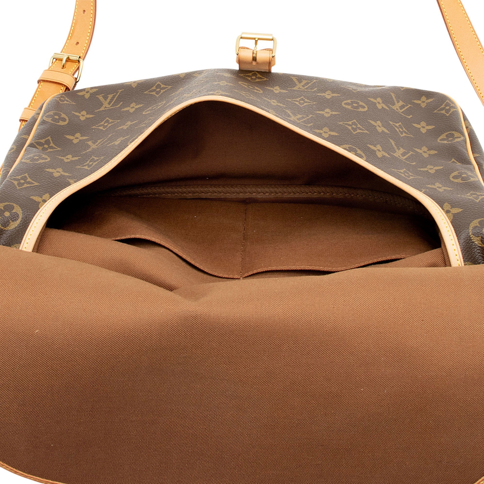Louis Vuitton Vintage Monogram Canvas Saumur 35 Messenger