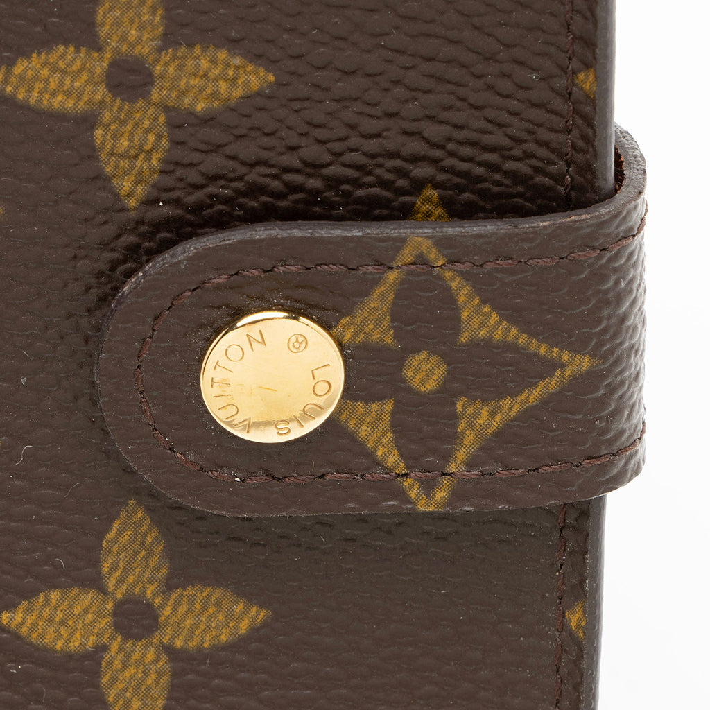 Louis Vuitton Vintage Monogram Canvas Small Ring Agenda Cover