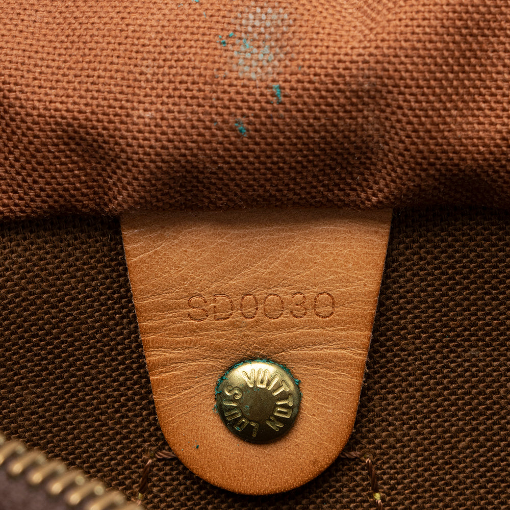 Louis Vuitton Vintage Monogram Canvas Speedy 25 Satchel (SHF-17555)