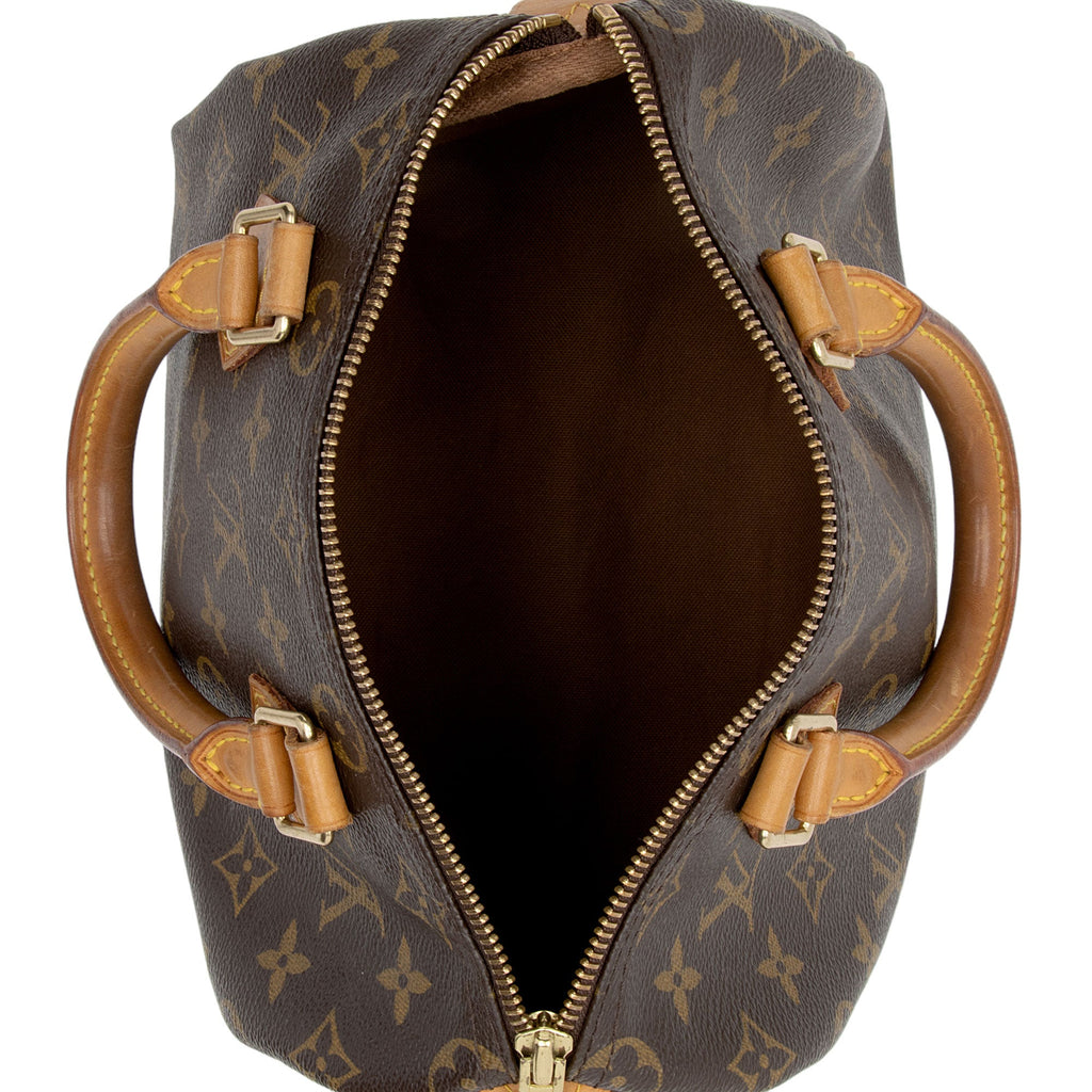 Louis Vuitton Vintage Monogram Canvas Speedy 25 Satchel (SHF-SoiU9a)