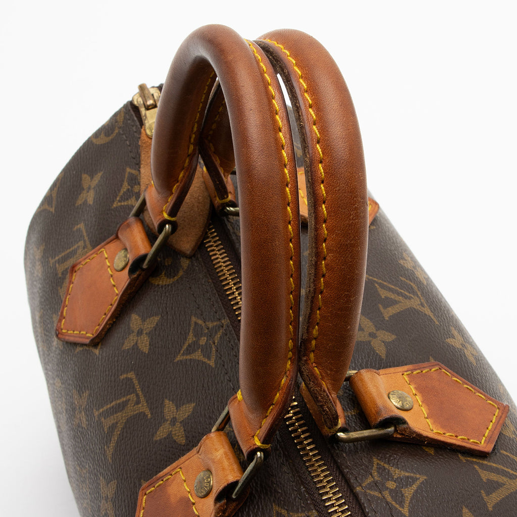 Louis Vuitton Vintage Monogram Canvas Speedy 25 Satchel