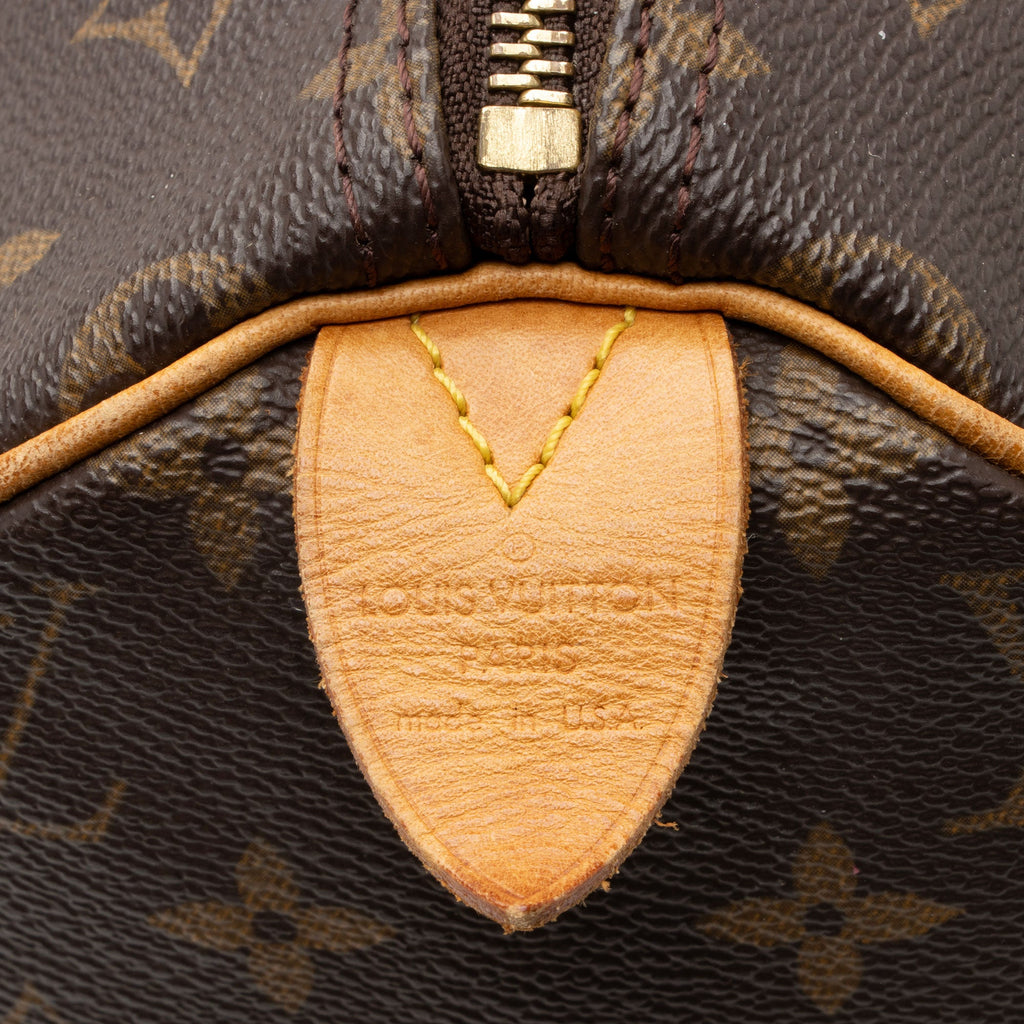 Louis Vuitton Vintage Monogram Canvas Speedy 30 Satchel - FINAL SALE (SHF-i487yQ)
