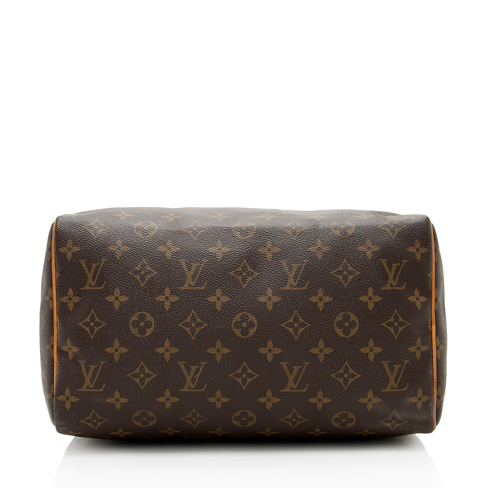 Louis Vuitton Vintage Monogram Canvas Speedy 30 Satchel - FINAL SALE (SHF-19138)