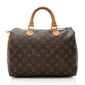 Louis Vuitton Vintage Monogram Canvas Speedy 30 Satchel (SHF-22320)