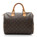Louis Vuitton Vintage Monogram Canvas Speedy 30 Satchel (SHF-Owe8gC)