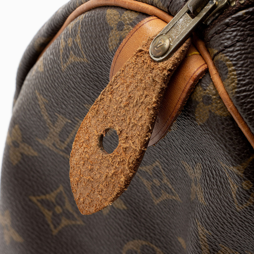 Louis Vuitton Vintage Monogram Canvas Speedy 30 Satchel (SHF-qPZpG7)