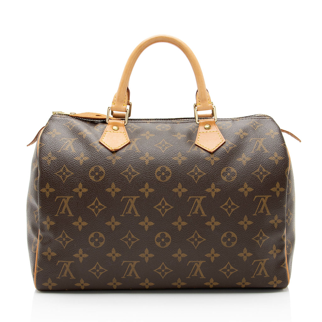Louis Vuitton Vintage Monogram Canvas Speedy 30 Satchel