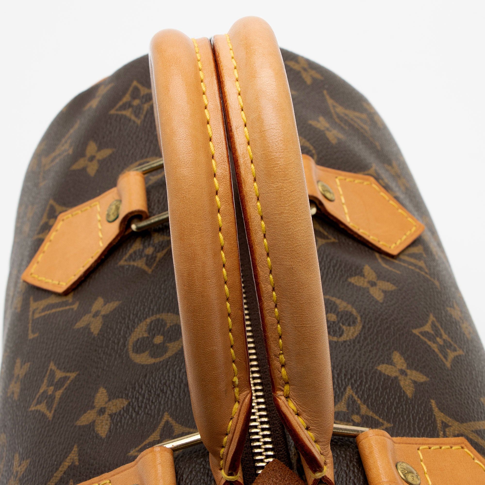 Louis Vuitton Vintage Monogram Canvas Speedy 30 Satchel