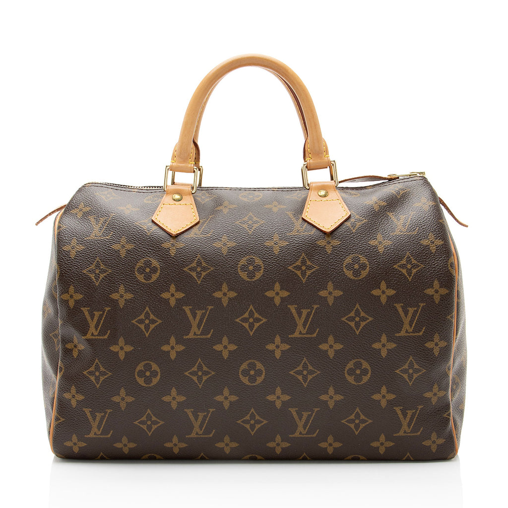 Louis Vuitton Vintage Monogram Canvas Speedy 30 Satchel