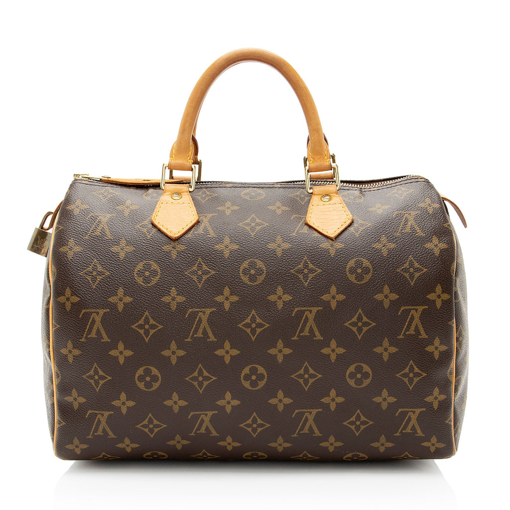 Louis Vuitton Vintage Monogram Canvas Speedy 30 Satchel