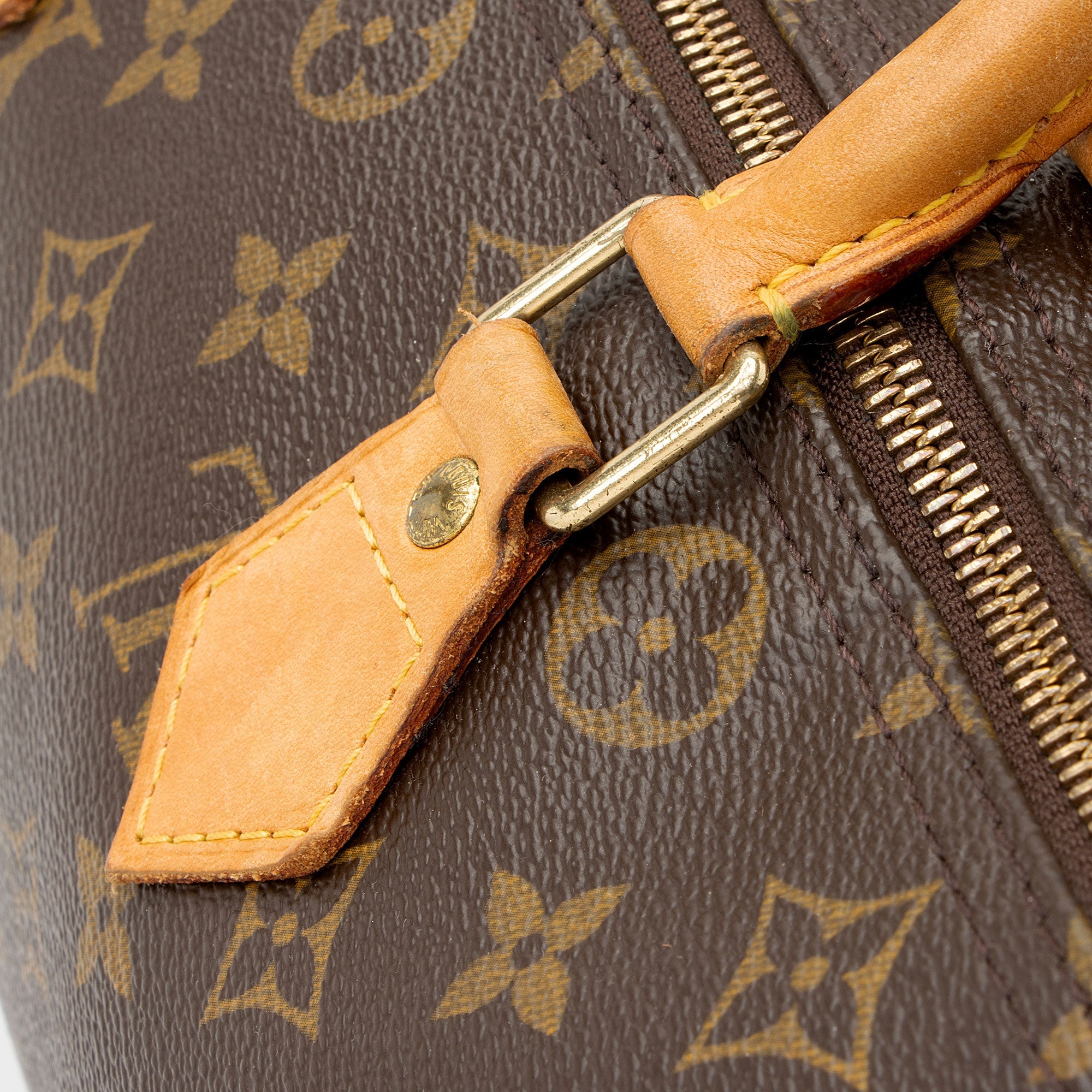 Louis Vuitton Vintage Monogram Canvas Speedy 30 Satchel