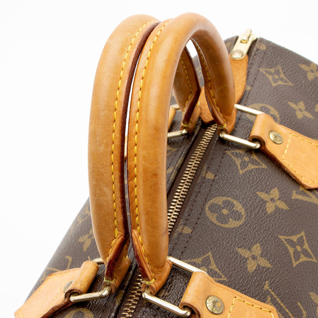 Louis Vuitton Vintage Monogram Canvas Speedy 30 Satchel
