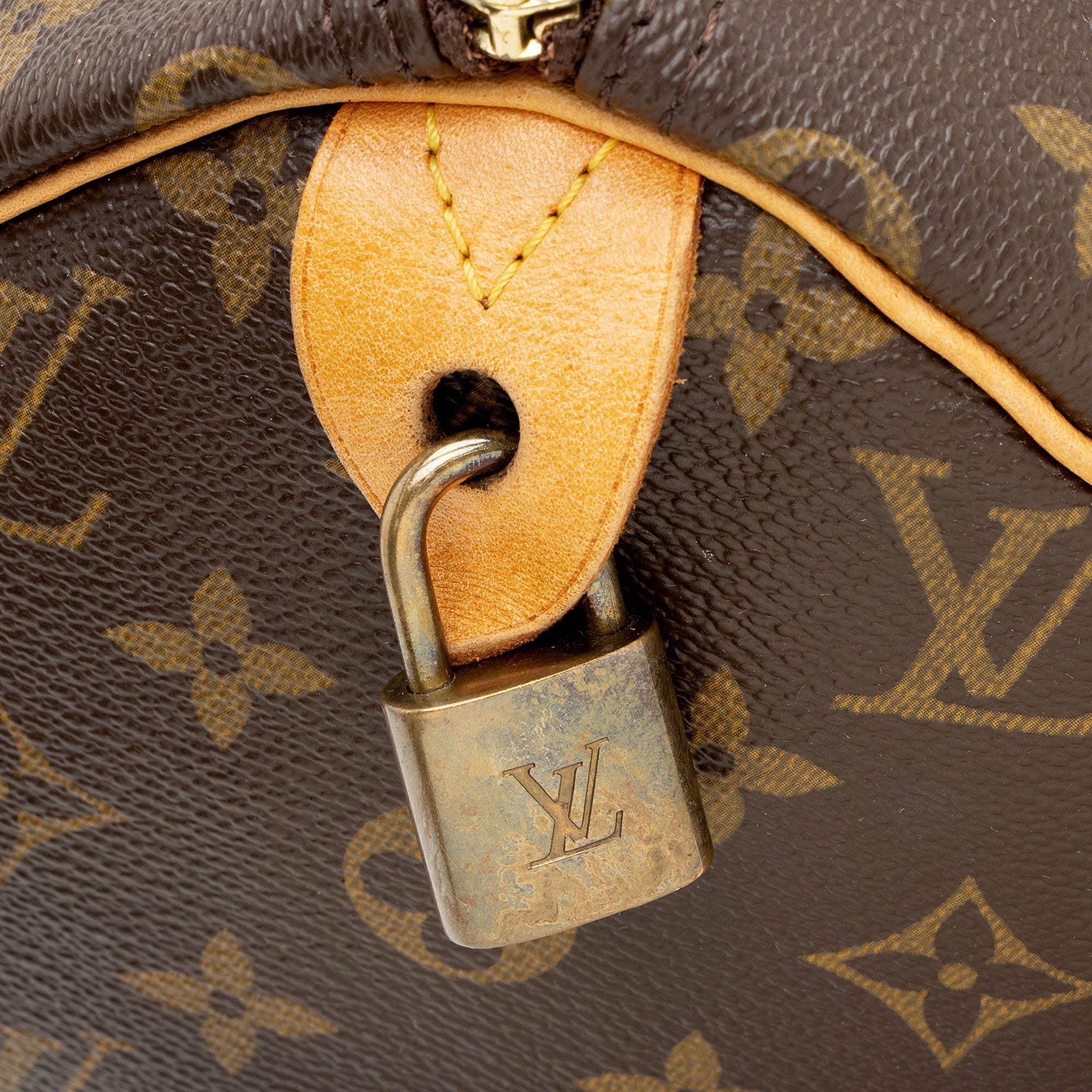 Louis Vuitton Vintage Monogram Canvas Speedy 30 Satchel