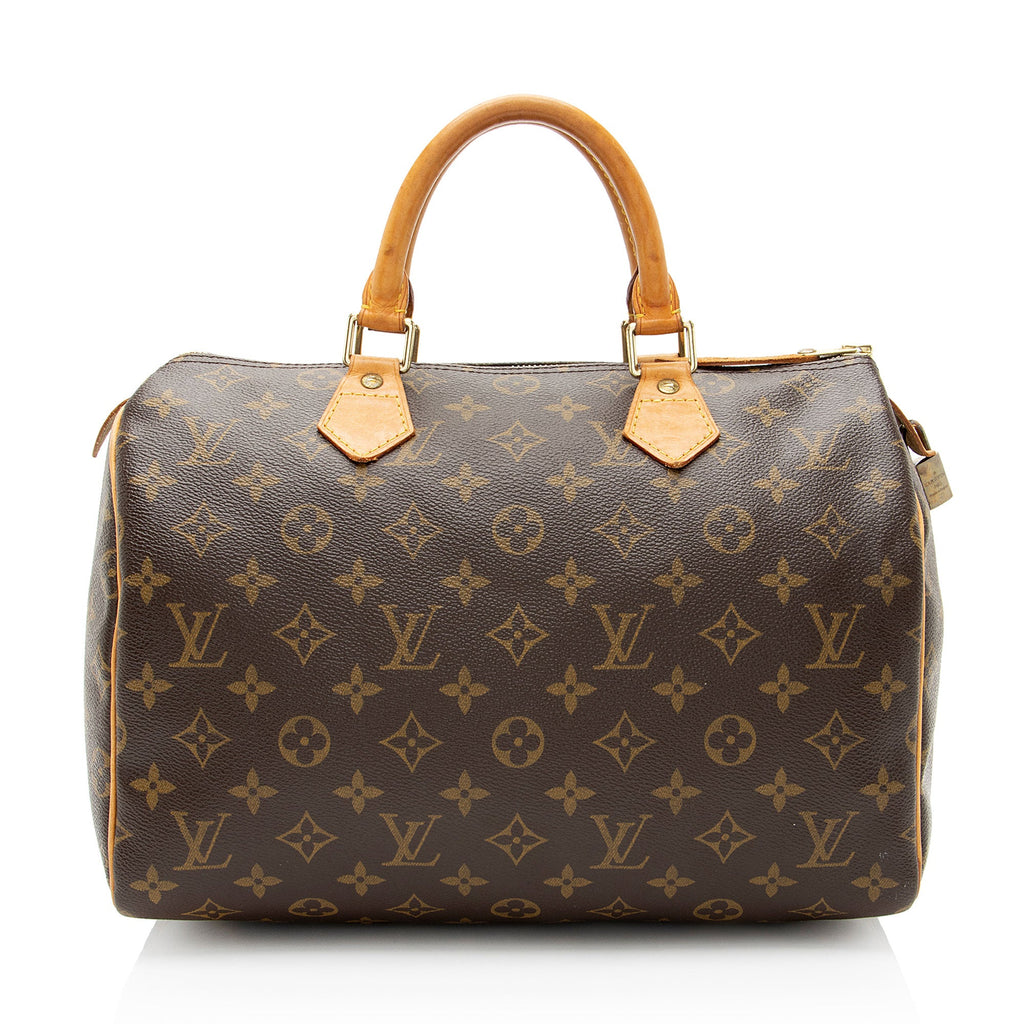 Louis Vuitton Vintage Monogram Canvas Speedy 30 Satchel