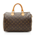 Louis Vuitton Vintage Monogram Canvas Speedy 30 Satchel