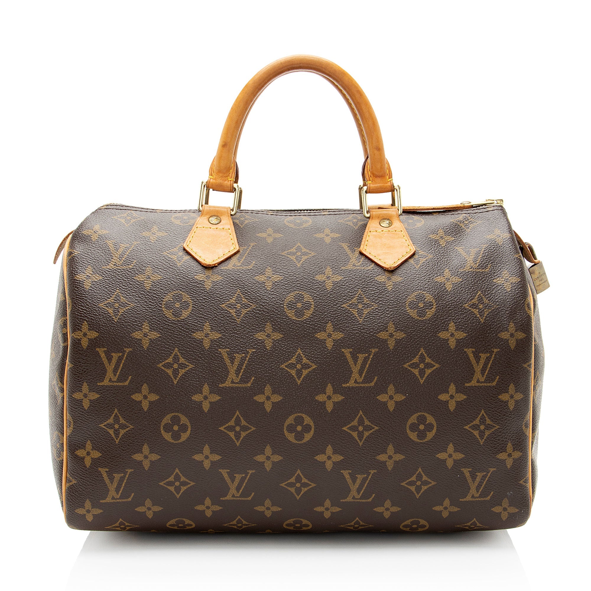 Louis Vuitton Vintage Monogram Canvas Speedy 30 Satchel