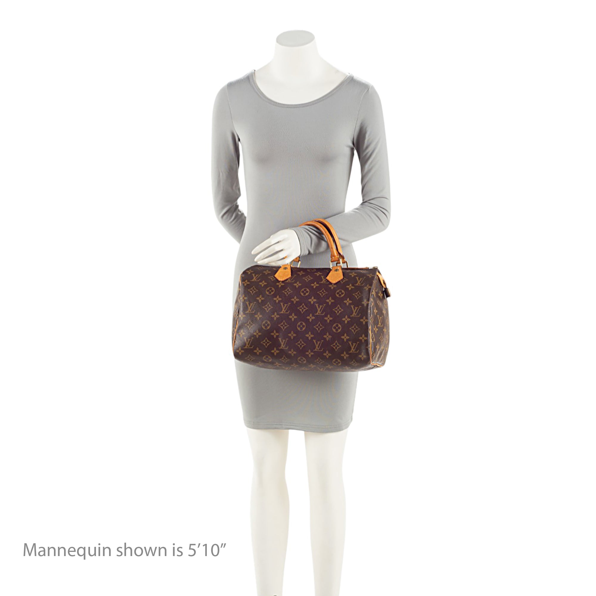 Louis Vuitton Vintage Monogram Canvas Speedy 30 Satchel