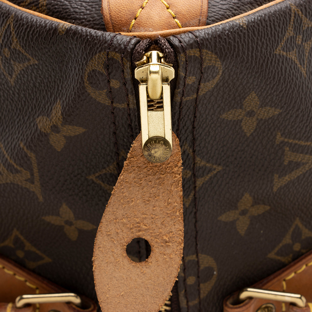 Louis Vuitton Vintage Monogram Canvas Speedy 35 Satchel (SHF-16148)