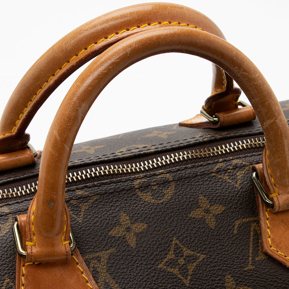 Louis Vuitton Monogram Canvas Speedy 35 Satchel (SHF-18363)