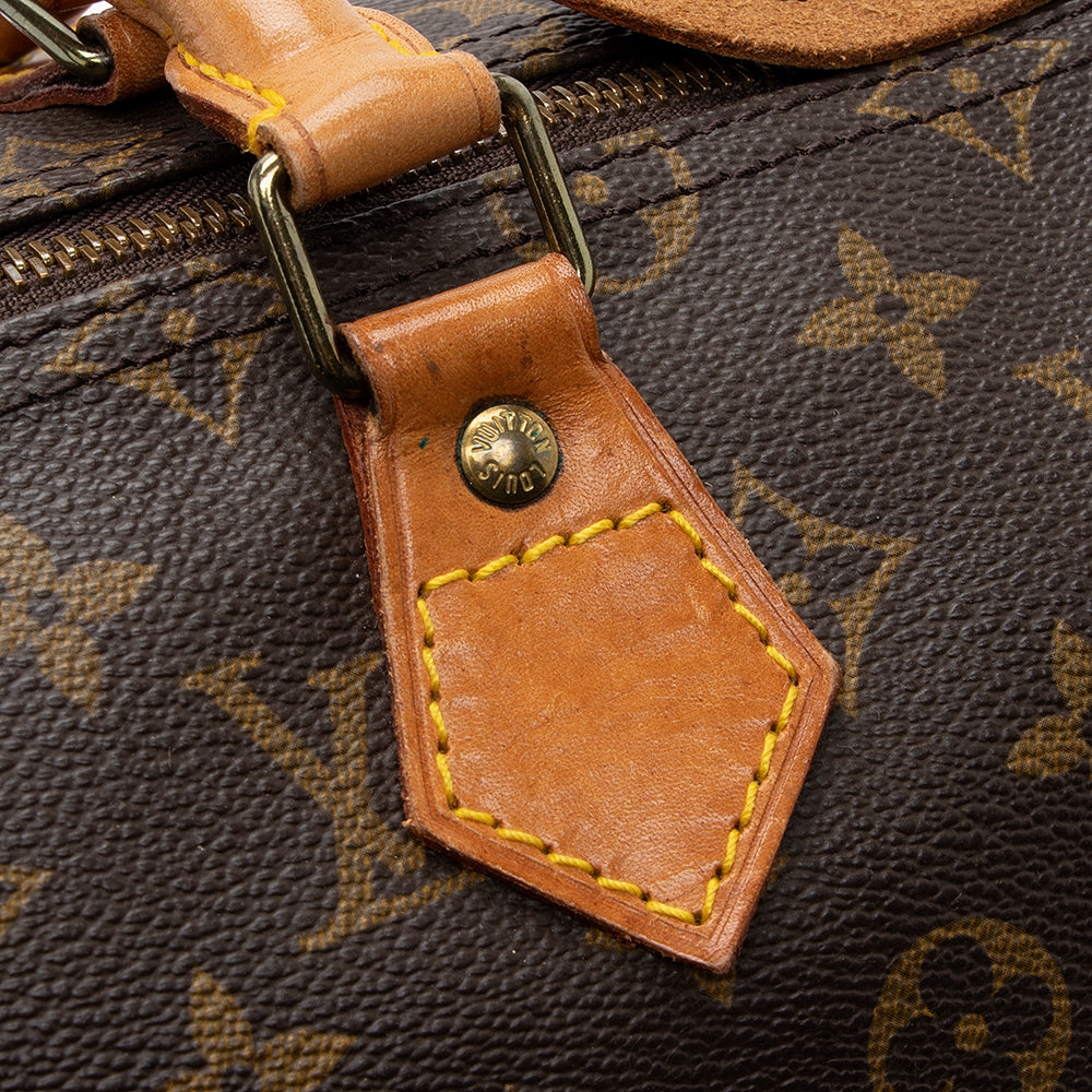 Louis Vuitton Monogram Canvas Speedy 35 Satchel (SHF-18363)