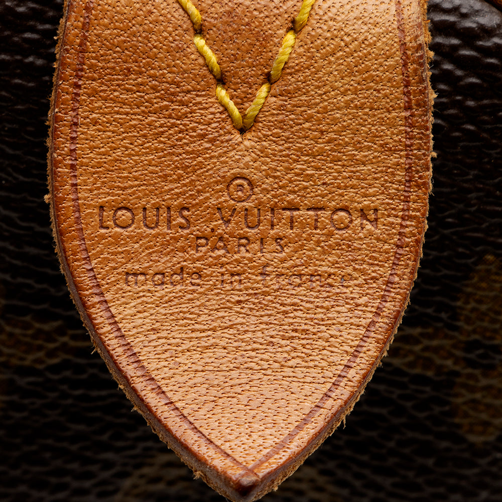 Louis Vuitton Vintage Monogram Canvas Speedy 35 Satchel (SHF-18502)