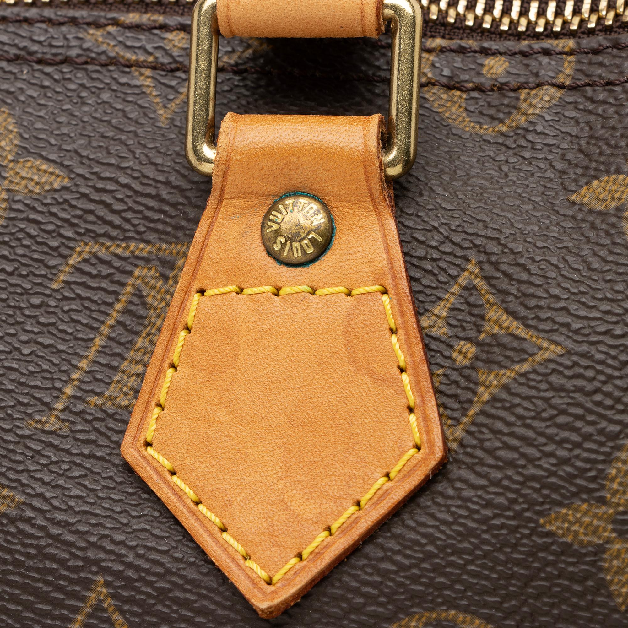 Louis Vuitton Vintage Monogram Canvas Speedy 35 Satchel (SHF-H4SBBN)
