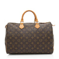 Louis Vuitton Vintage Monogram Canvas Speedy 35 Satchel (SHF-H4SBBN)
