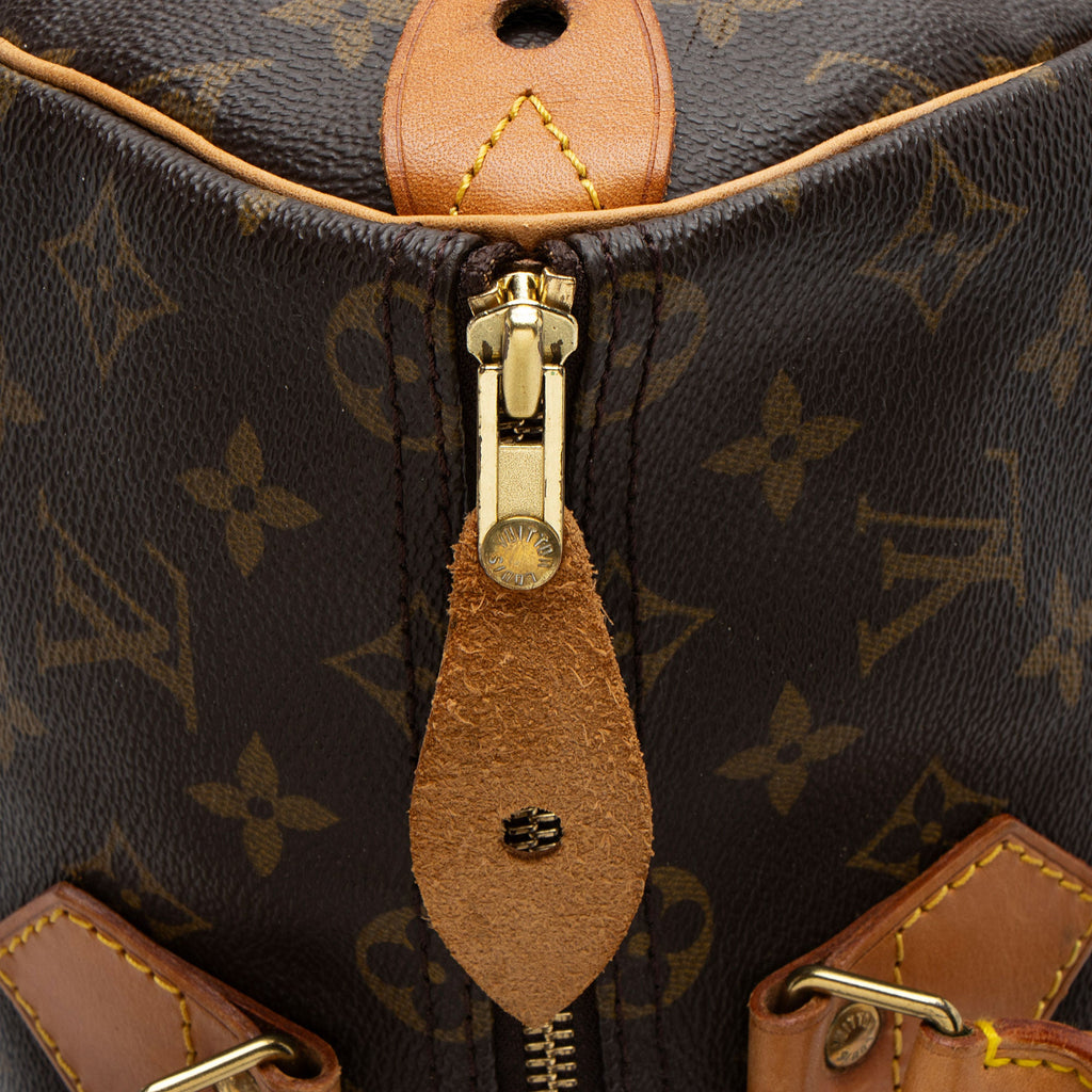 Louis Vuitton Vintage Monogram Canvas Speedy 35 Satchel