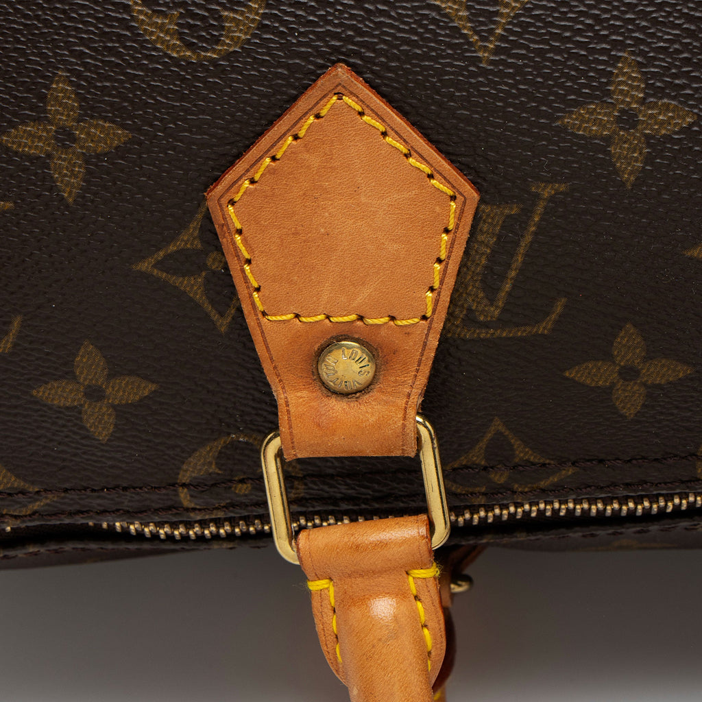 Louis Vuitton Vintage Monogram Canvas Speedy 35 Satchel