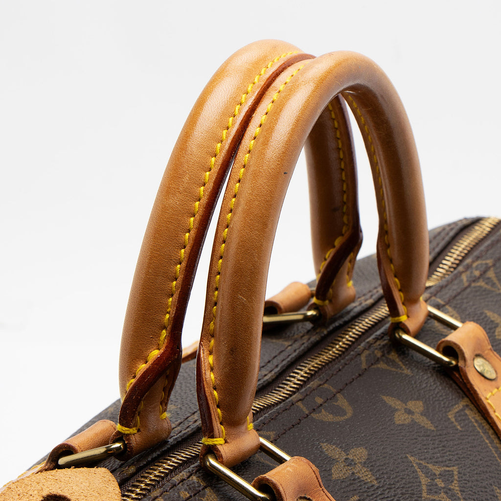 Louis Vuitton Vintage Monogram Canvas Speedy 35 Satchel