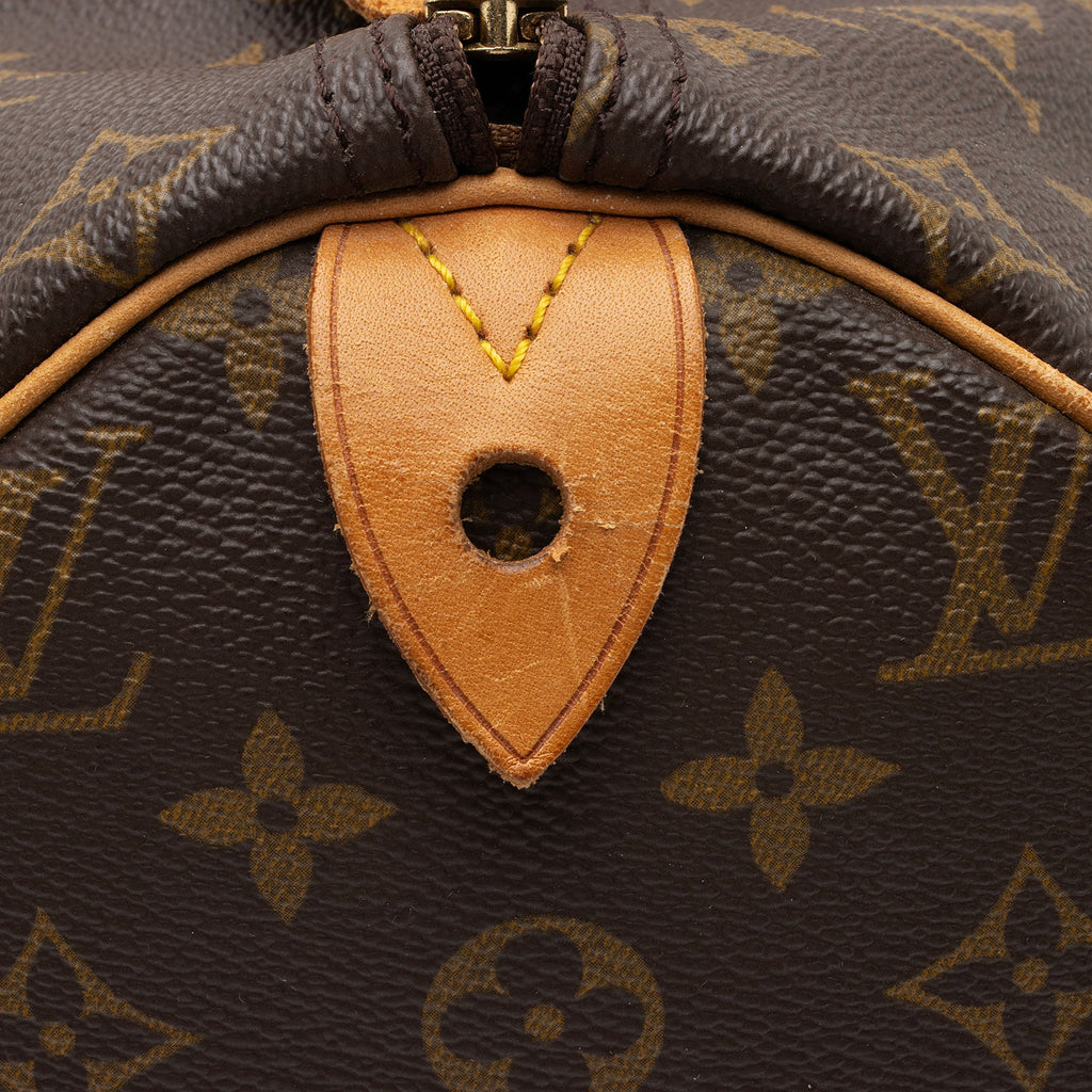 Louis Vuitton Vintage Monogram Canvas Speedy 40 Satchel (SHF-nuboZc)