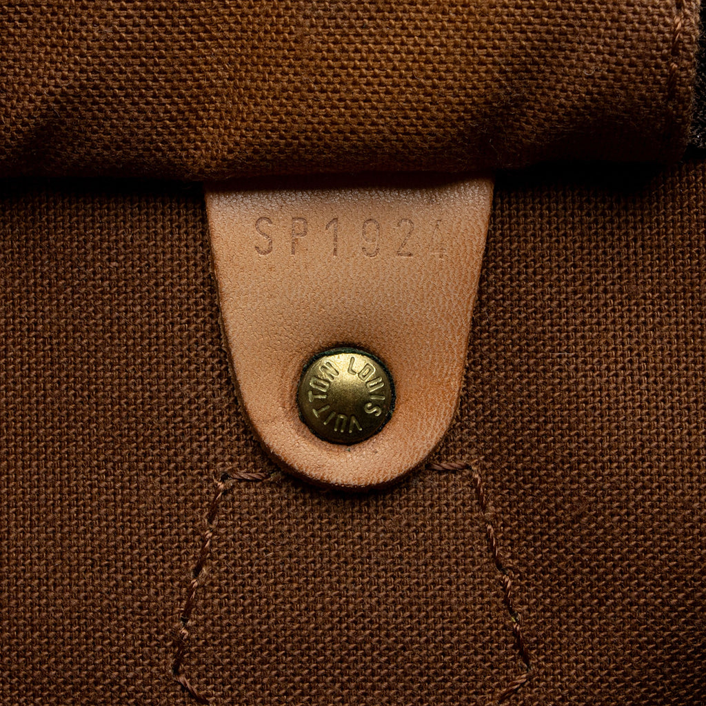 Louis Vuitton Vintage Monogram Canvas Speedy 40 Satchel (SHF-eyYBWC)