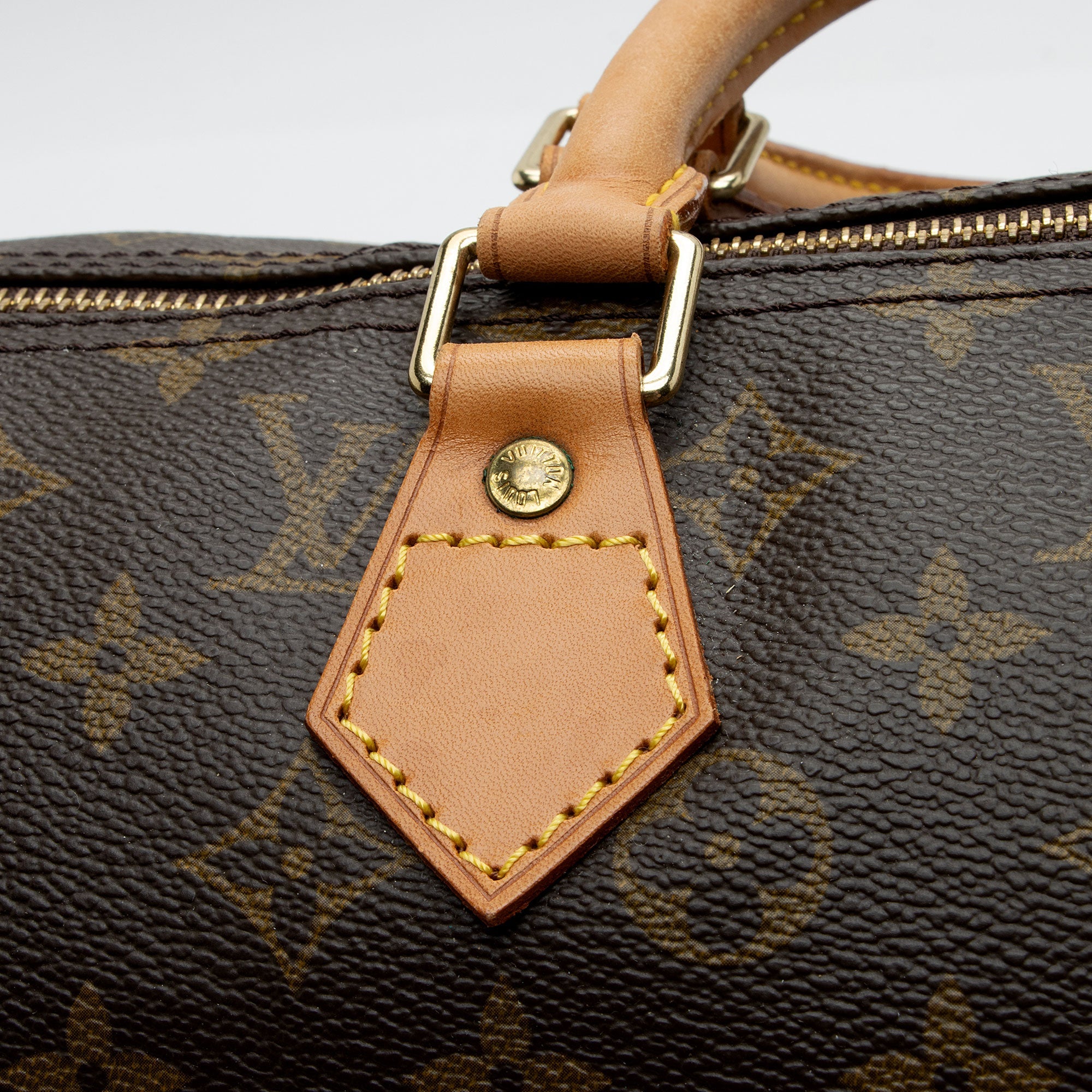 Louis Vuitton Vintage Monogram Canvas Speedy 40 Satchel (SHF-eyYBWC)
