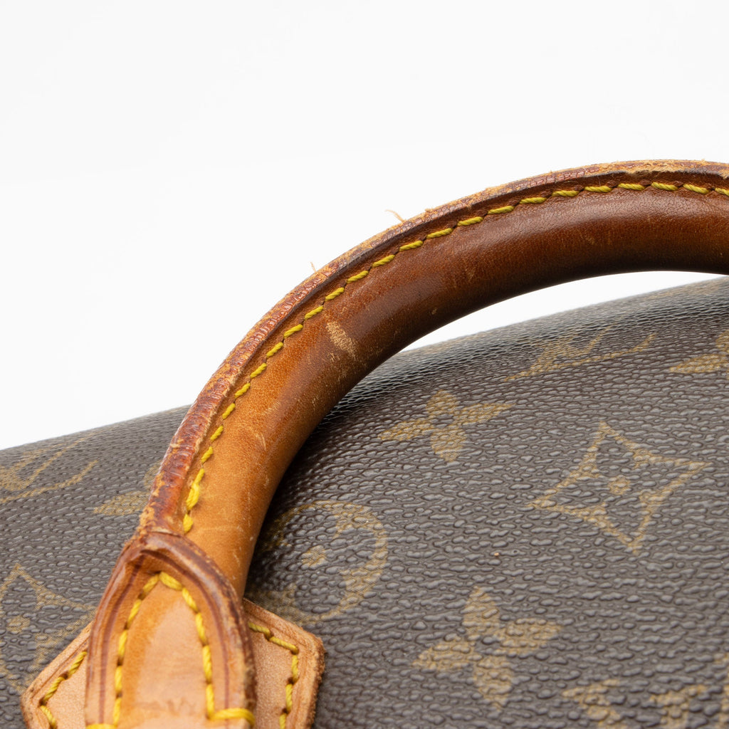 Louis Vuitton Vintage Monogram Canvas Speedy 40 Satchel (SHF-PeBLMa)