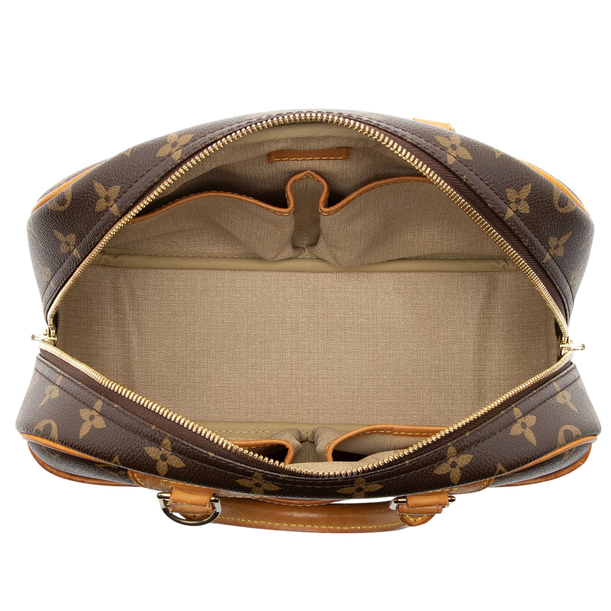 Louis Vuitton Vintage Monogram Canvas Trouville Satchel