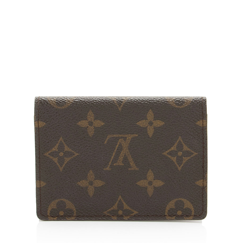 Louis Vuitton Vintage Monogram Canvas Two Card Holder Wallet