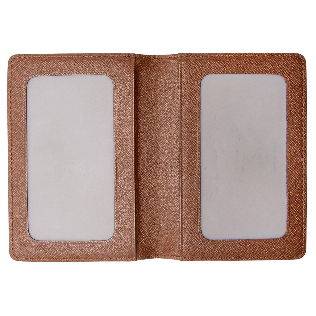 Louis Vuitton Vintage Monogram Canvas Two Card Holder Wallet