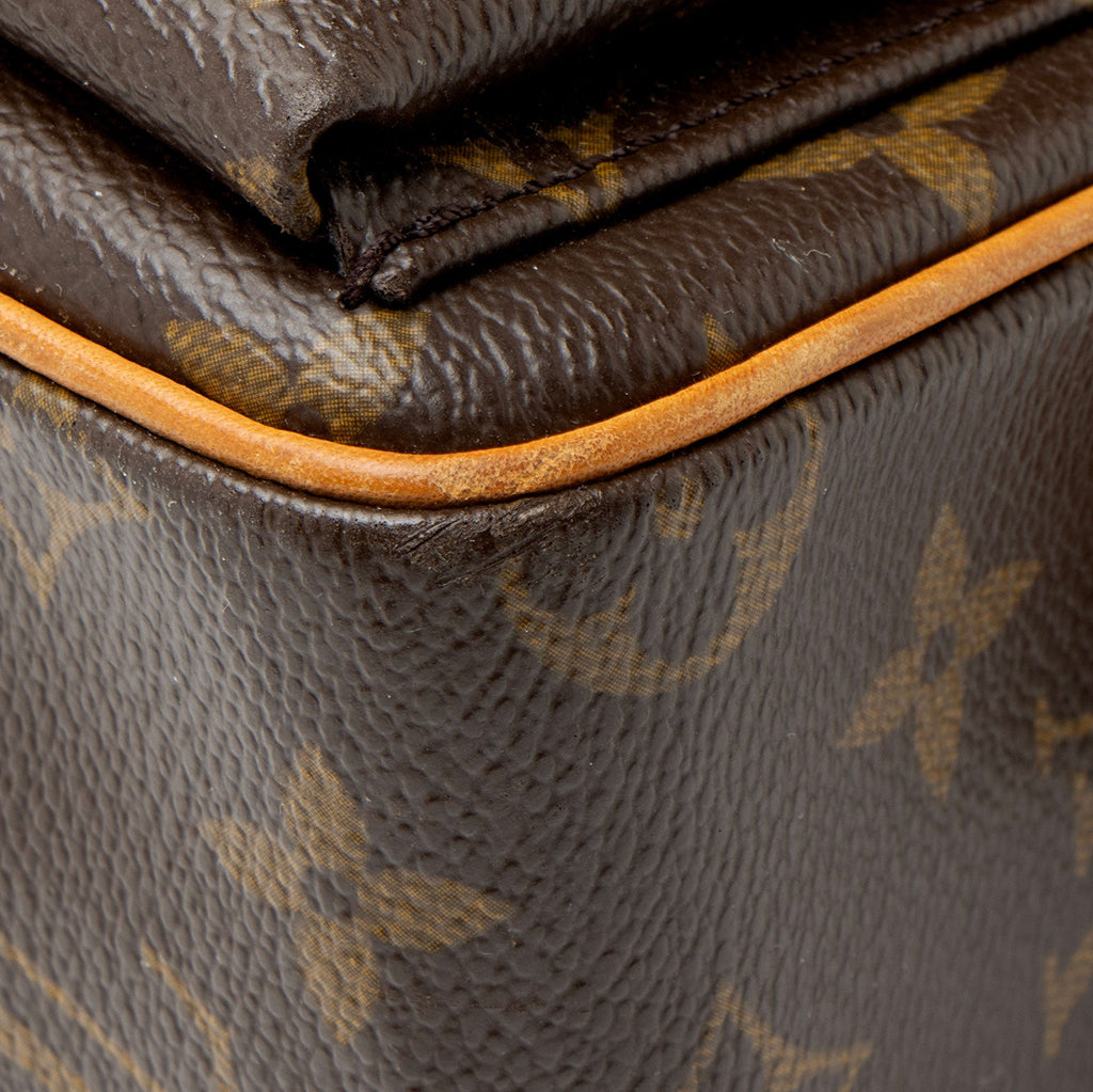 Louis Vuitton Vintage Monogram Canvas Viva Cite MM Shoulder Bag