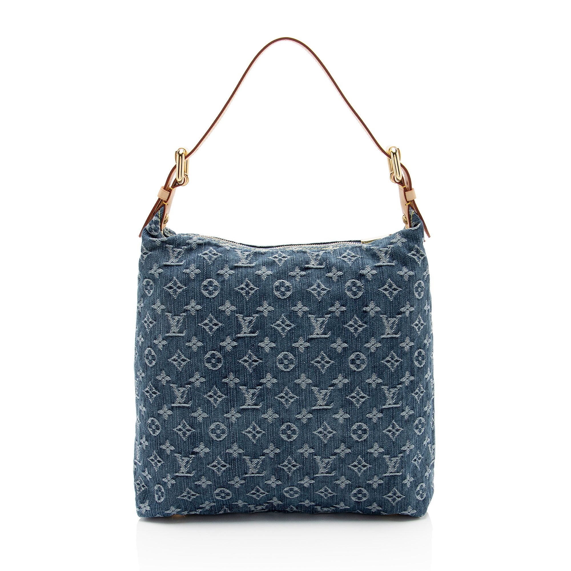 Louis Vuitton Vintage Monogram Denim Baggy GM Shoulder Bag