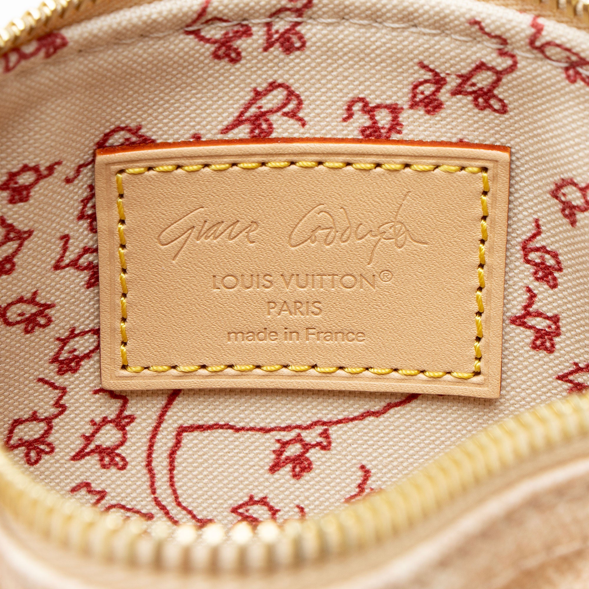 Louis Vuitton x Grace Coddington Meowgram Canvas Speedy Bandouliere 20 Satchel