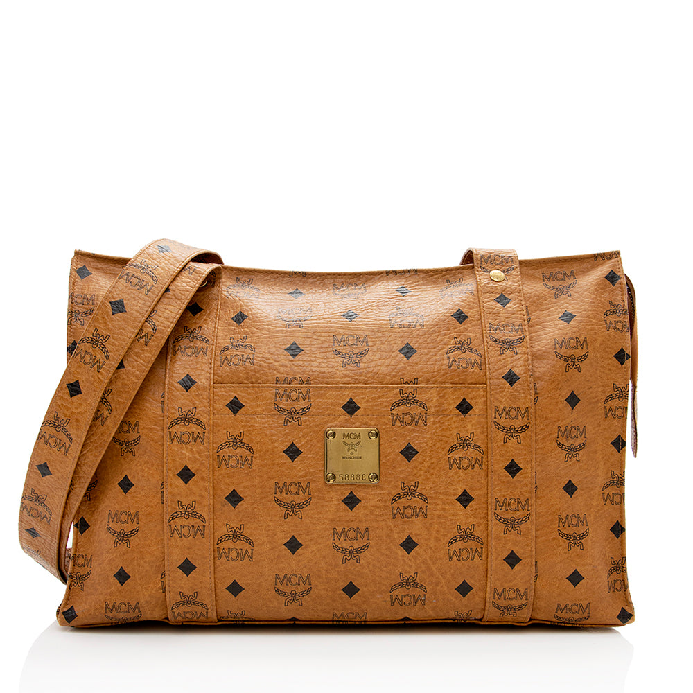 MCM Vintage Shopping Tote (SHF-13855)