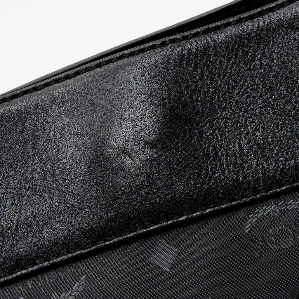 MCM Vintage Visetos Nylon Chain Tote