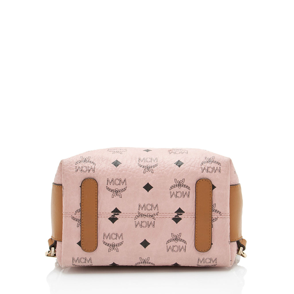 MCM Visetos Essential Drawstring Small Backpack